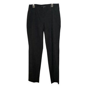 Harvé Benard Womens‎ Black Straight-Leg Pants Size 8 30" Waist 30" Inseam